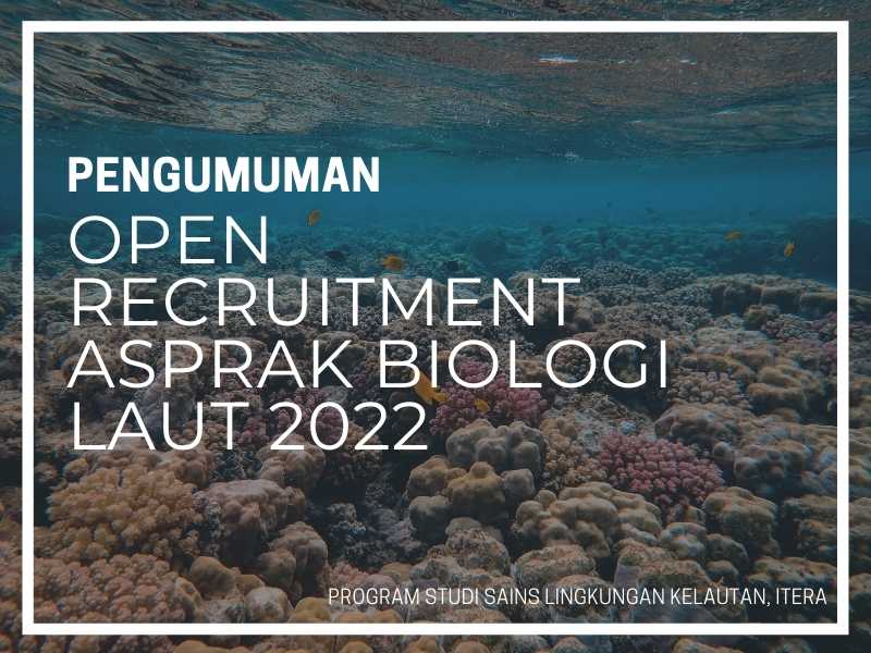 Read more about the article Open Recruitment Asisten Praktikum Biologi Laut 2022