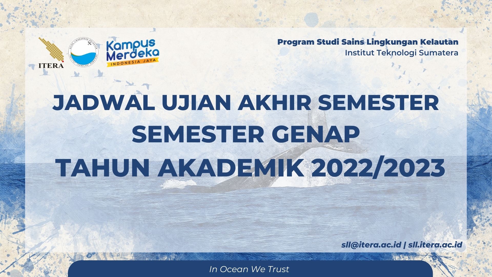 Read more about the article Jadwal Ujian Akhir Semester Genap Tahun Akademik 2022/2023