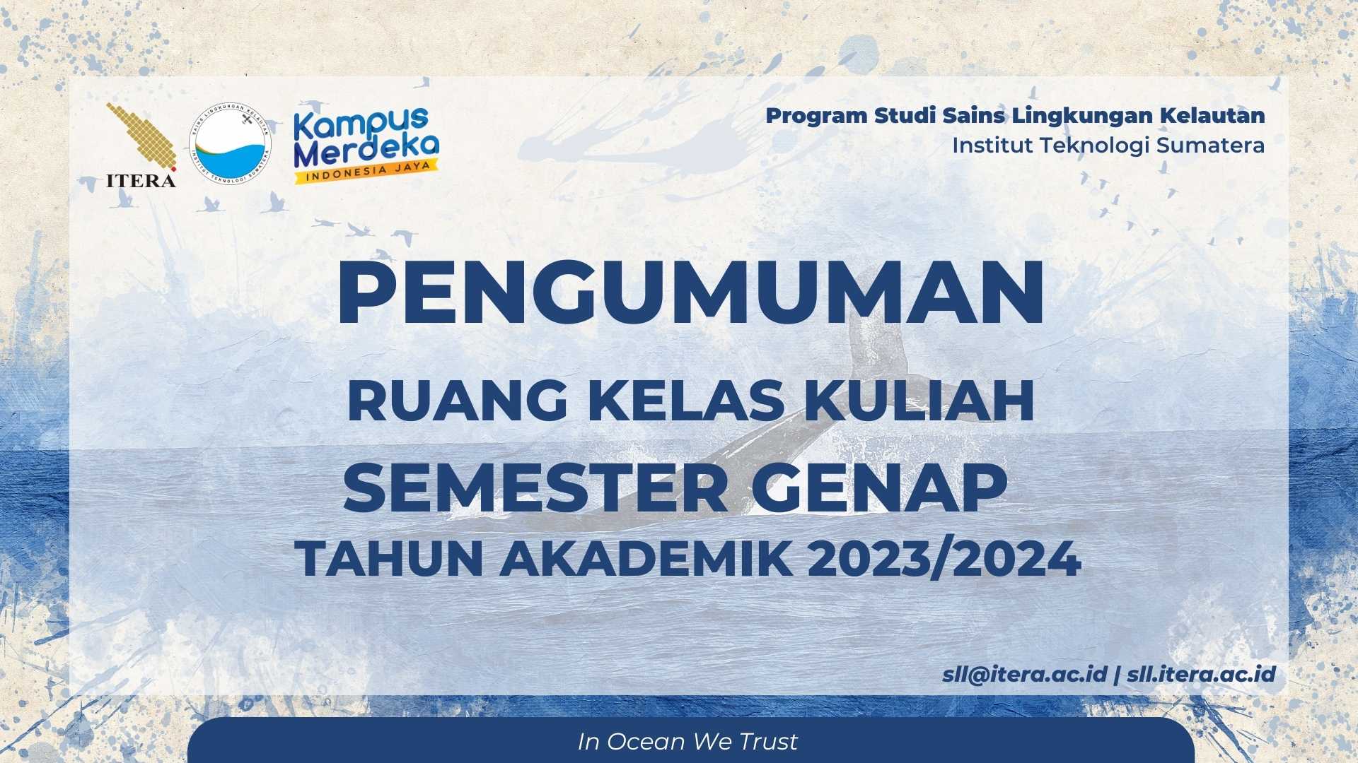 Read more about the article Pengumuman Ruang Kelas Kuliah Semester Genap TA 2023/2024
