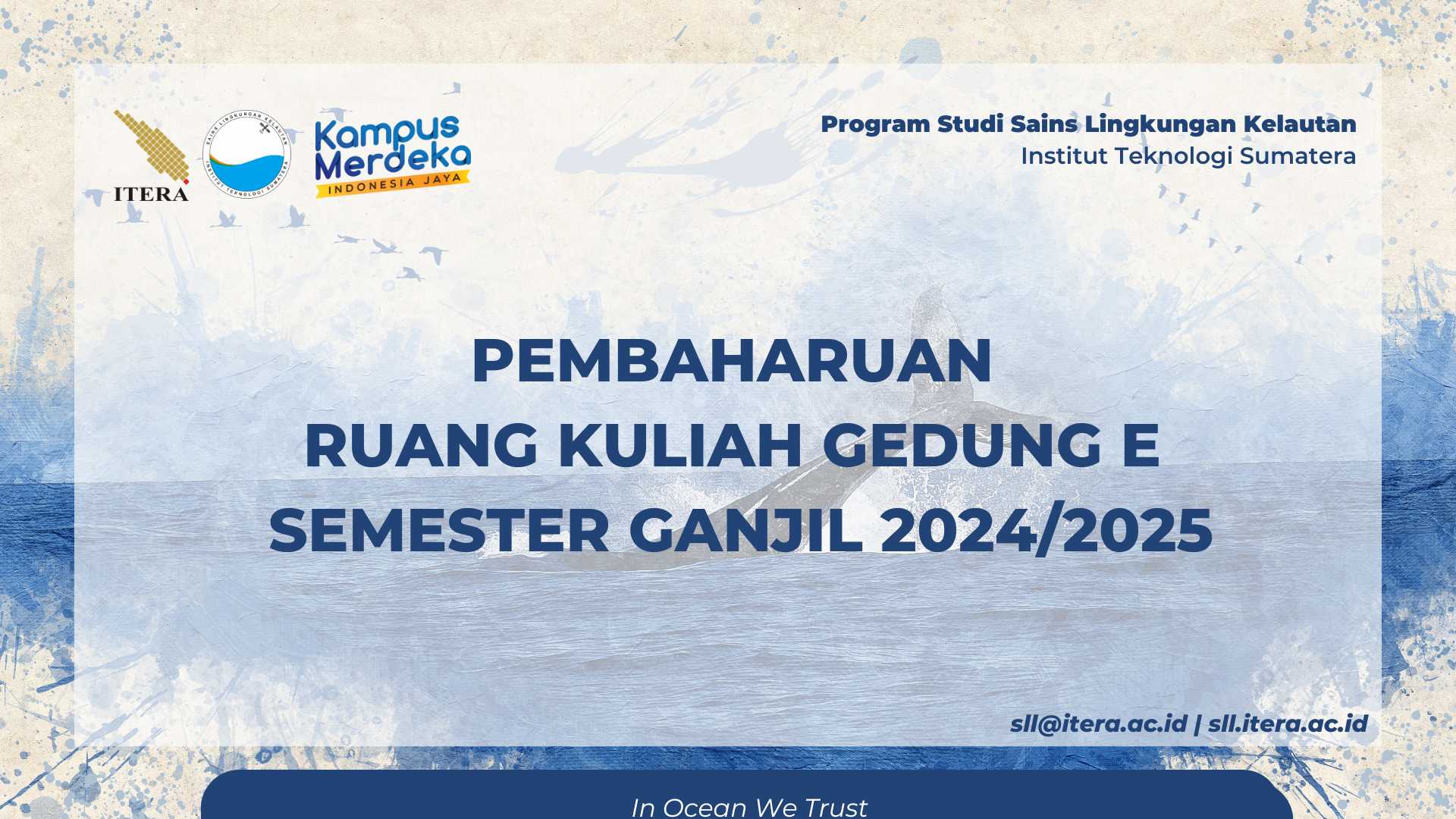 Read more about the article Pembaharuan Ruang Kelas Kuliah Gedung E