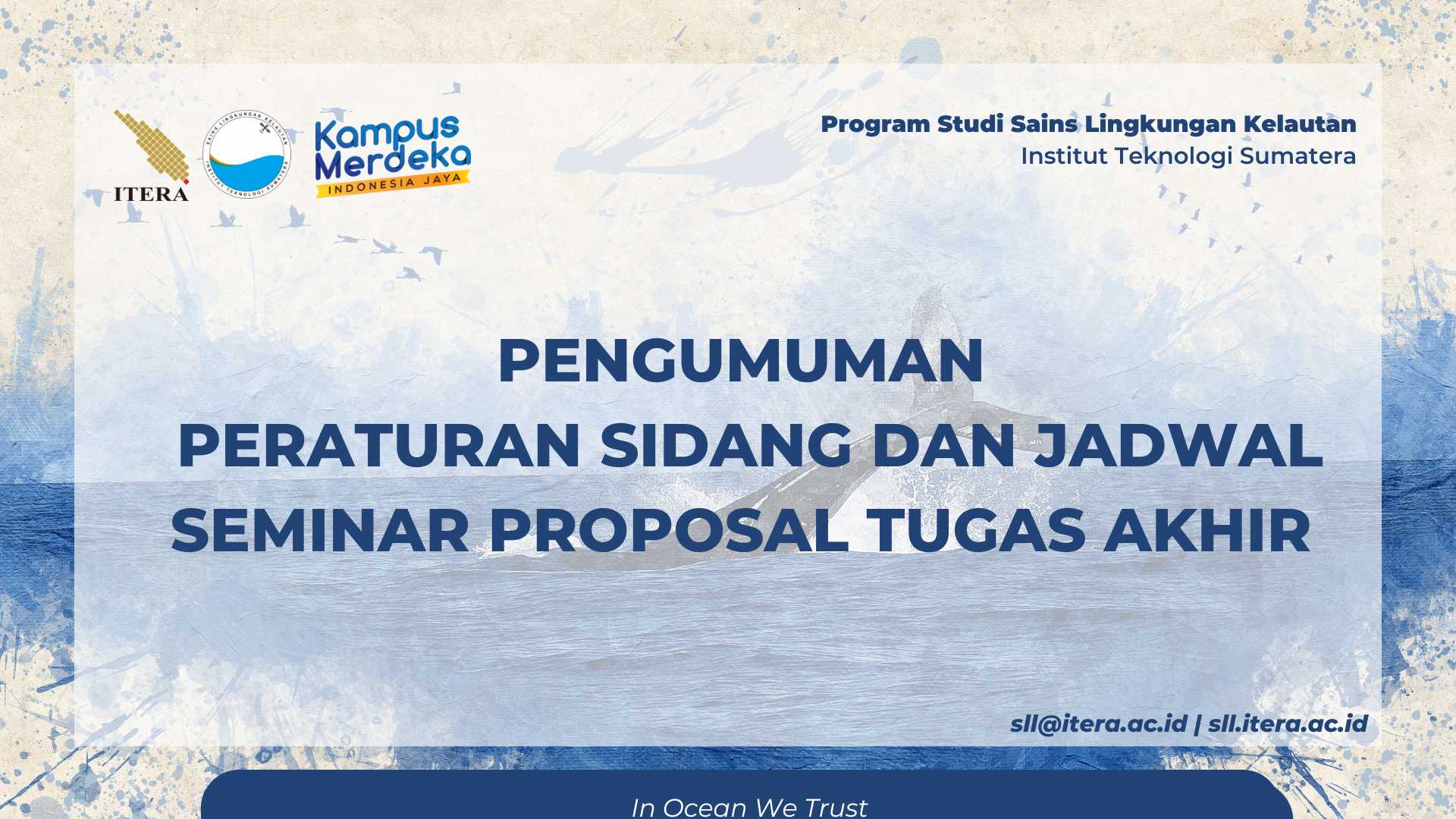 Read more about the article [PENGUMUMAN] PERATURAN SIDANG DAN JADWAL SEMINAR PROPOSAL TUGAS AKHIR